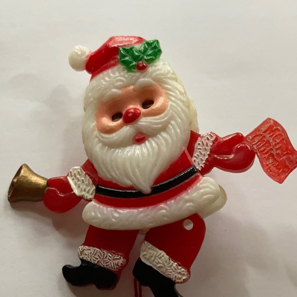COPY - Vintage Moving Santa Pin